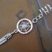 Single Opal Dream Catcher Ear Cuff- Beaded Thread Dreamcatcher Chain Earcuff Wrap Faux Cartilage Earring- Pierceless No Piercing Required