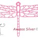 Pink Dragonfly decal