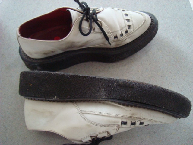 leather brothel creepers