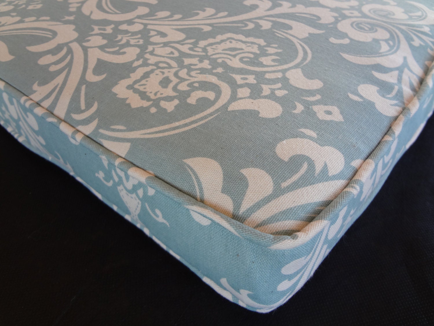 Window Seat Cushion Cover Custom 94 x 19 1/2 by CushNCoversbyCathy