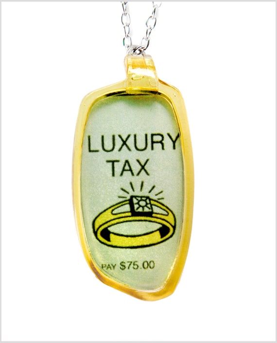 Items similar to Monopoly Luxury Tax Necklace on Etsy