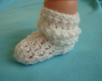 Instant download Baby slouch sock slipper bootie crochet ...