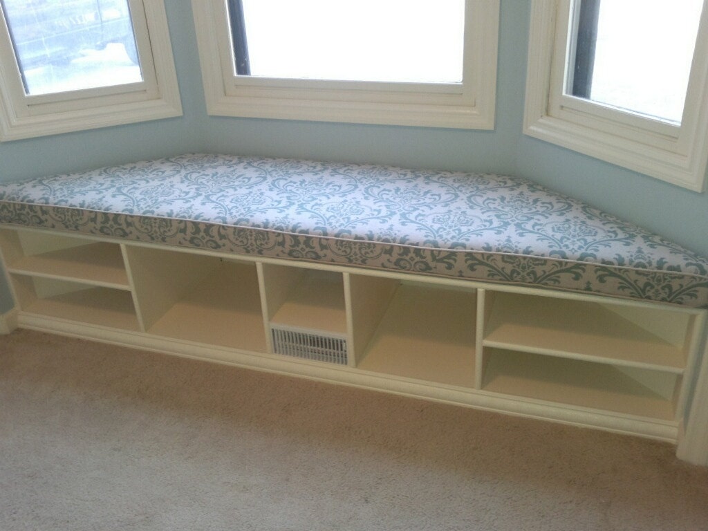 Trapezoid cushion custom cushion bay window by hearthandhomestore