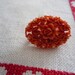 Celluloid and Pearls brooch