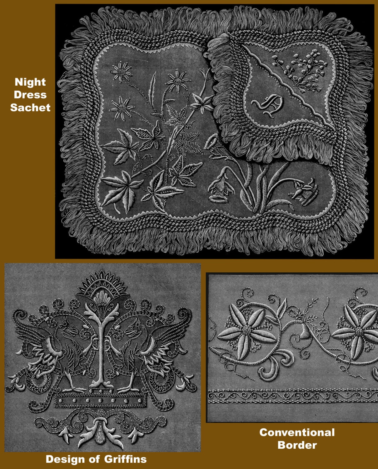 Weldon's (135) c.1896 Mountmellick Embroidery (8th Book) Traditional