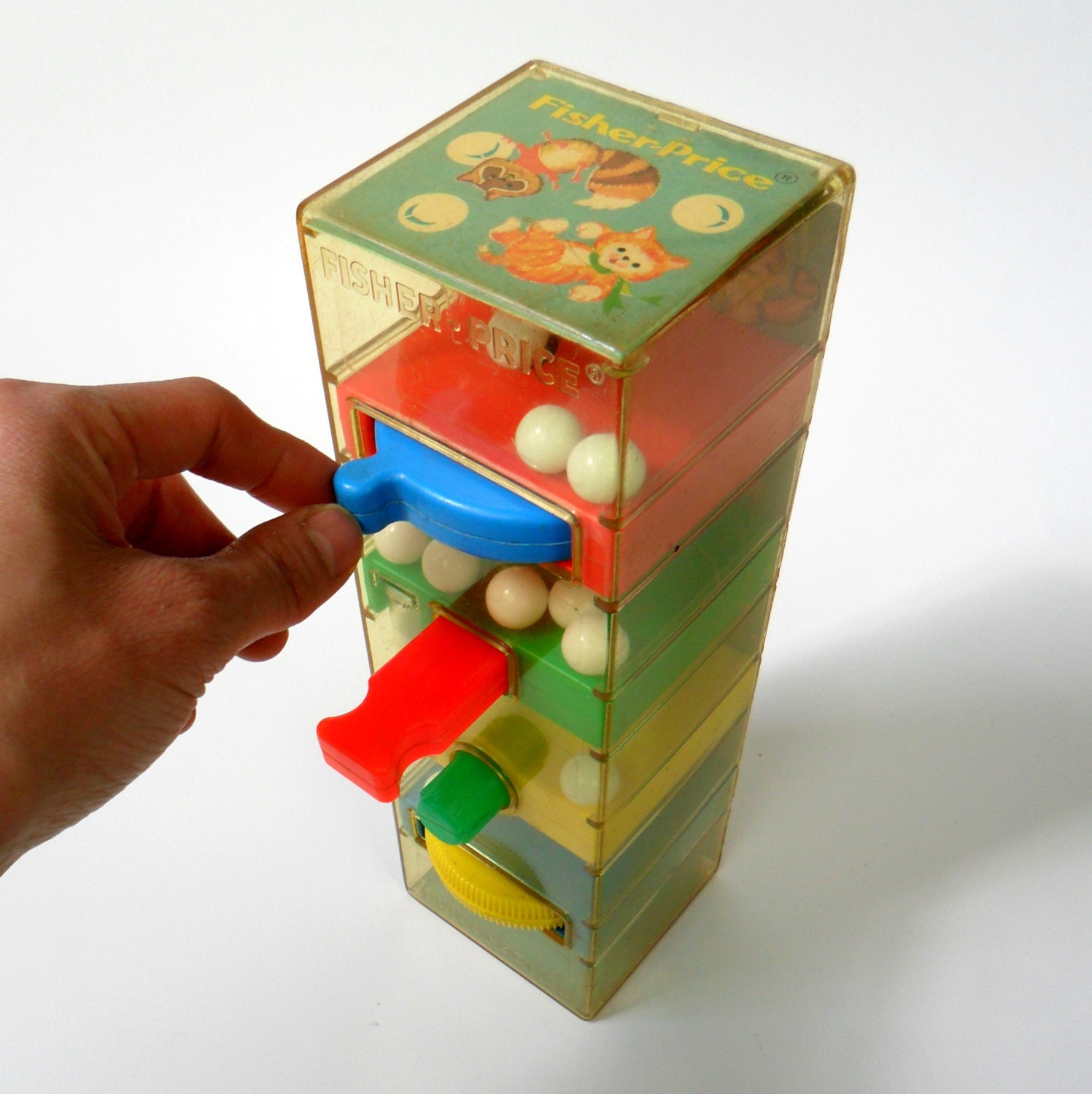 Fisher Price Tumble Tower How do you Price a Switches?