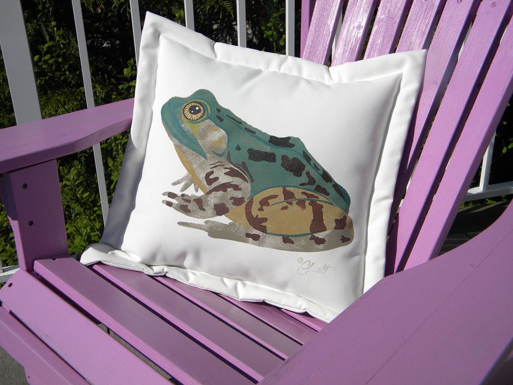 frog travel pillow