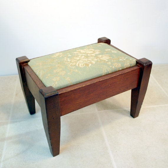 Arts and Crafts Footstool / Mahogany Foot Stool