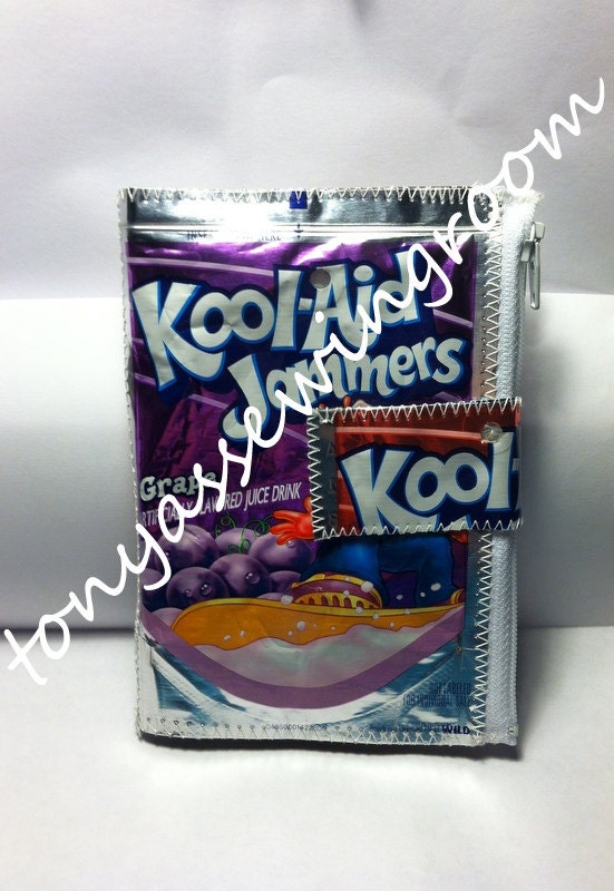 Rainbow KoolAid Jammers/Capri Sun Juice Pouch Wallet