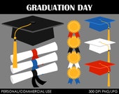 Graduation Day Clipart - Digital Clip Art Graphics for Personal or Commercial Use Il_170x135