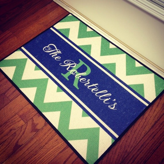 Items similar to Personalized Door Mat on Etsy