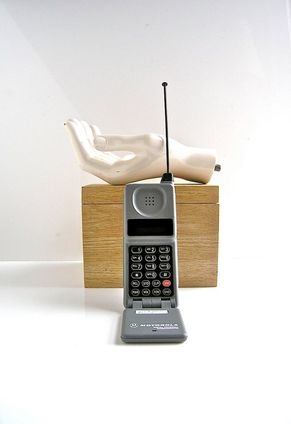 Vintage Motorola car phone/ cel phone 1980s Digital Personal