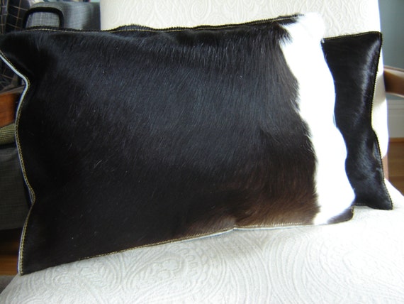 Argentine Hair On Cow Hide Pillow Cover 19 x 13