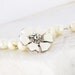 Bridesmaids Enamel Flower Brooch Bracelets Ivory