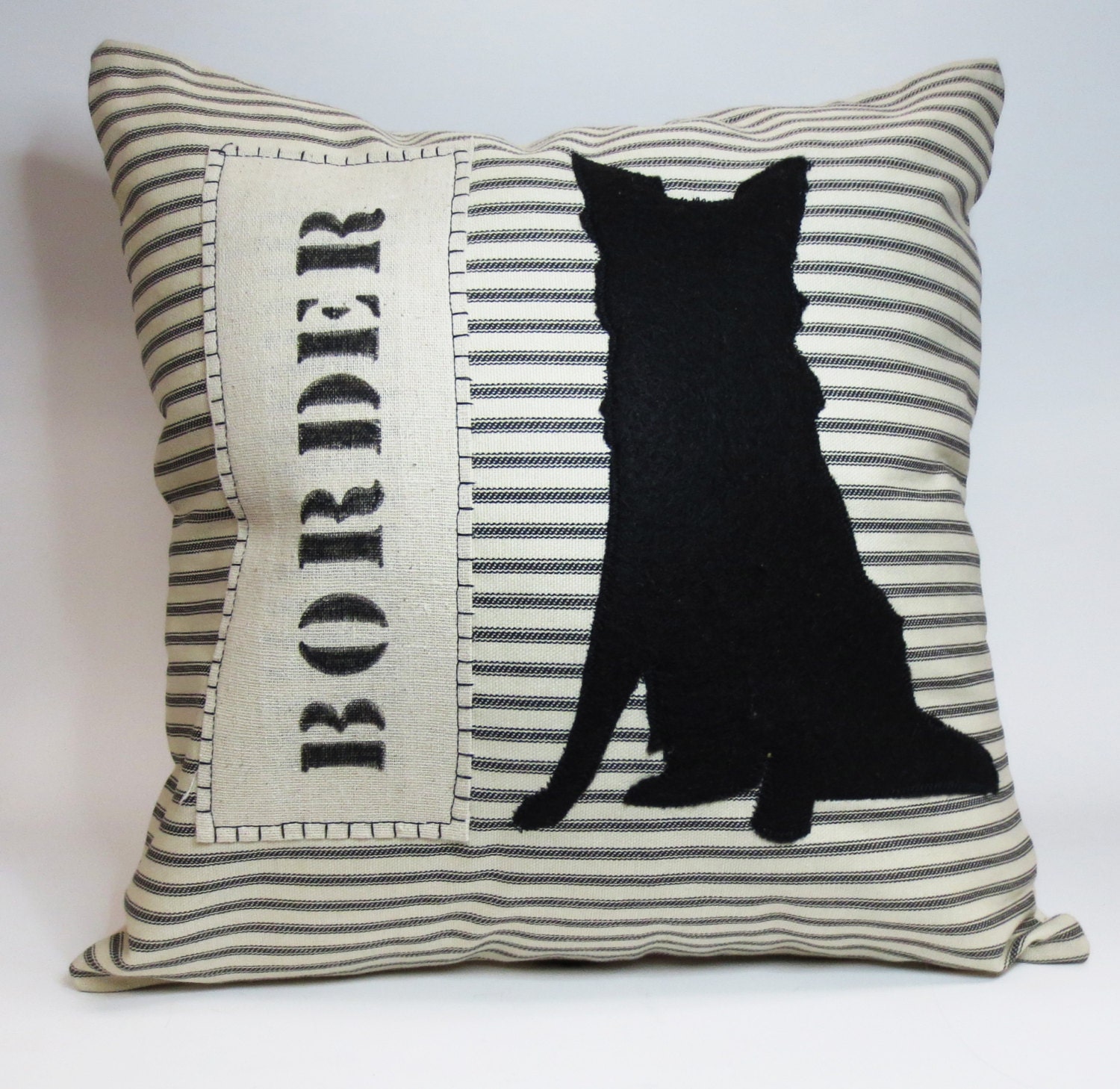 border collie pillow
