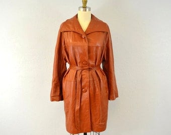 Popular items for leather trench coat on Etsy