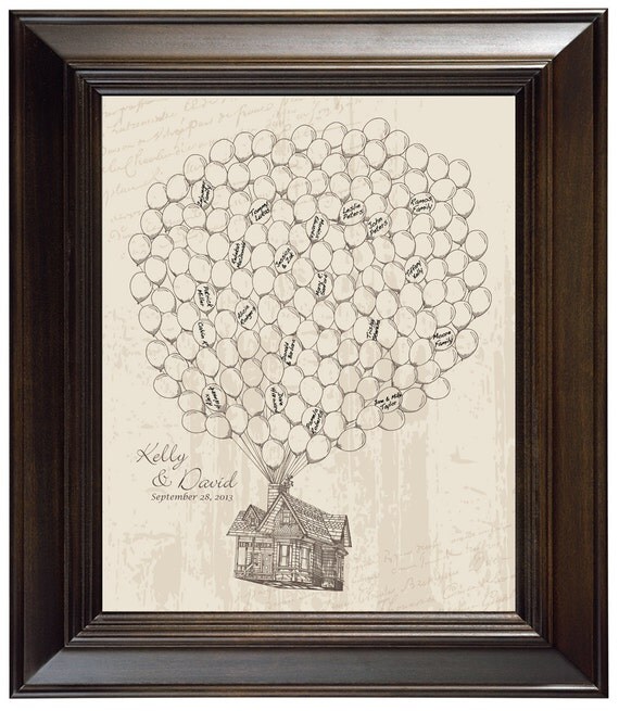 Movie Up Wedding Guest Book Custom Wedding Guest Book