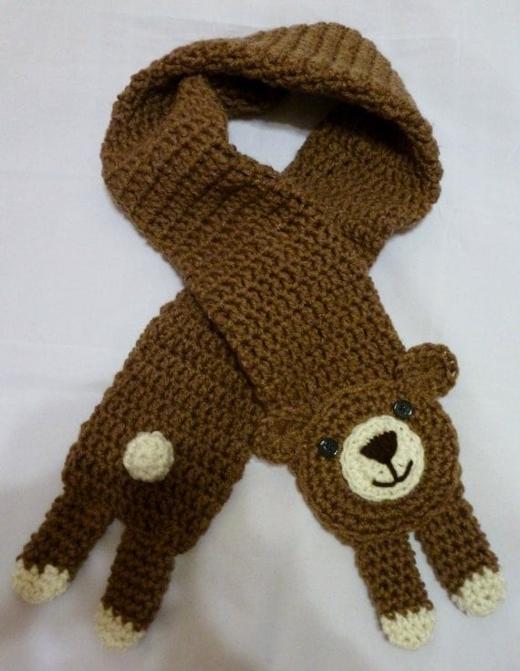 teddy bear with scarf