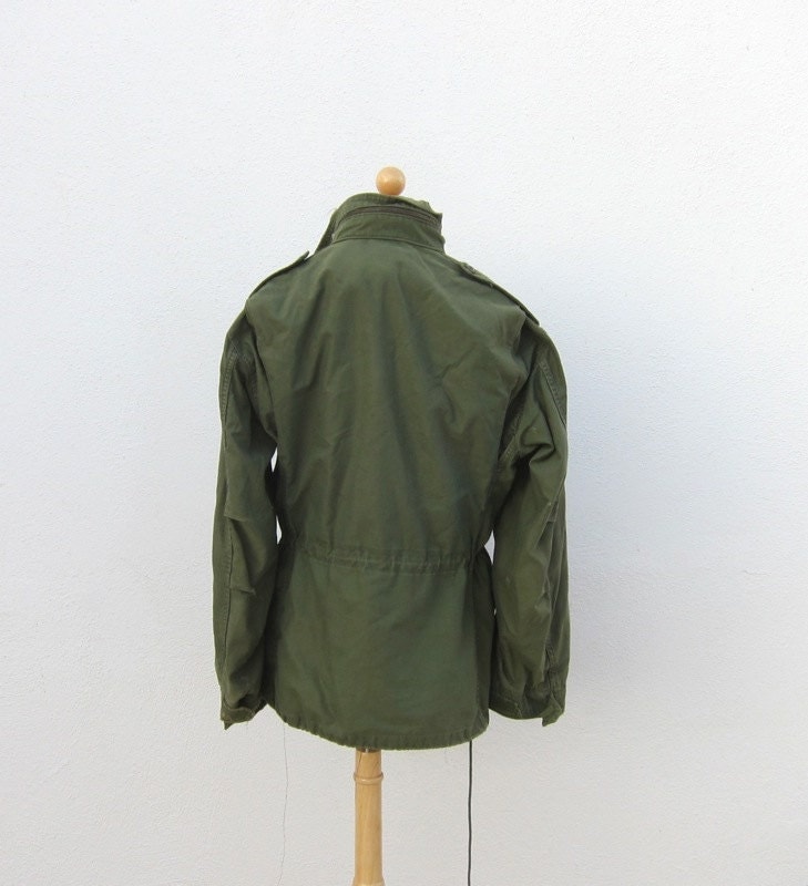 Vintage US Army 1960s M65 Field Jacket mens large ladies xl