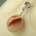 Eco Friendly Wire Wrapped Santa Cruz Sea Glass Necklace Fiery Red