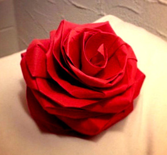 Items similar to Origami Rose instructional video (duration 29min 30sec) on Etsy