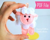 Easter Baby Sheep Sewing Pattern - Toy Doll Softie PDF Sewing Pattern and Instructions Instant Download A776 Il_170x135