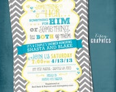 Something for Him, Her or Something for the Both of Them. CHEVRON Couple's Wedding Shower Invite. By Tipsy Graphics. Any colors Il_170x135