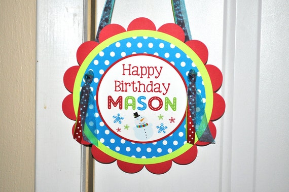 Snowman Party Sign - Winter Onederland Birthday Party Decorations - Christmas Party Cupcake Toppers Il_570xn