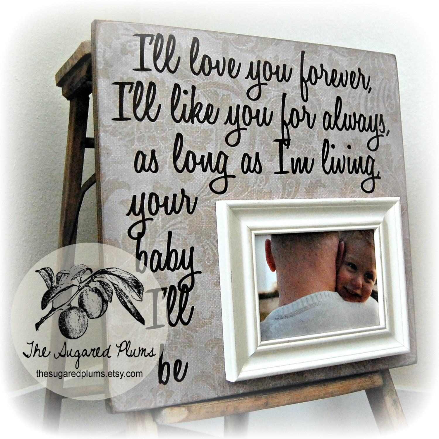 Fathers Day Photo Frame Fathers Day Gift Gift For Grandpa