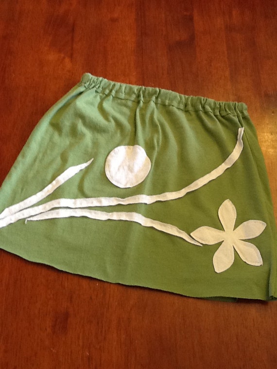 Upcycled girls skirt short by CiCiCoppens on Etsy