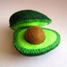 Felt food Avocado set (original) eco friendly children's felt play food for kids toy kitchen pretend play