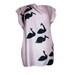 Purple Silk & Bamboo Swan Tee