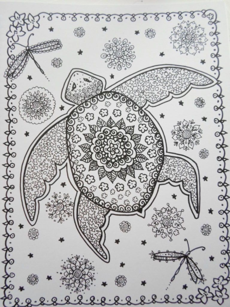 COLORING BOOK Sea TuRtLEs Coloring Book You be the ARTIST Fun