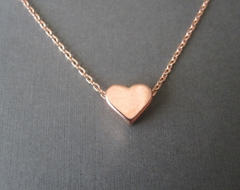 Rose Gold Heart Necklace