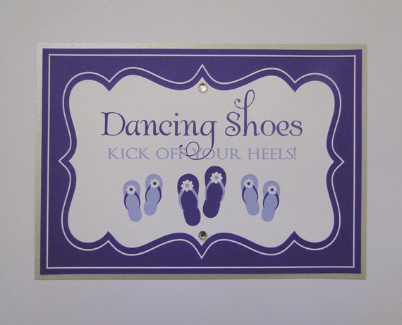 Custom Flip Flop Basket Sign for Wedding Reception Il_570xn