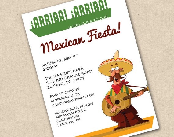 Mexican Fiesta Invitation Il_570xn