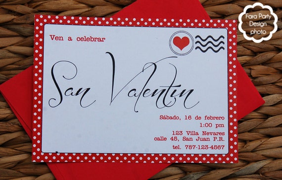 Printable Valentine's Collection- PS I love you- Invitations by Fara Party Design Il_570xn