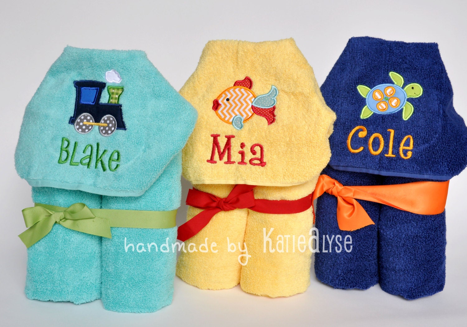 Personalized Kids Hooded Bath or Beach Towel Choose by ...