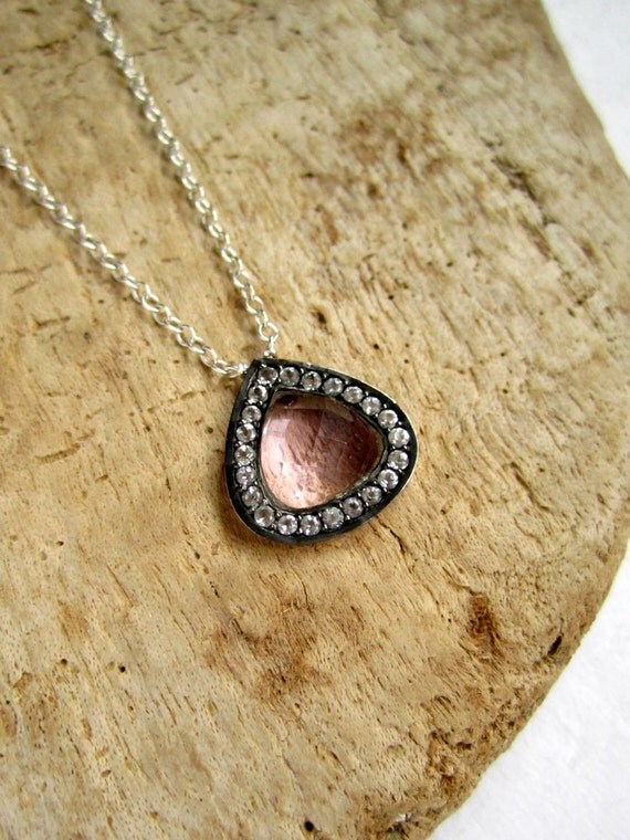 pink amethyst necklace