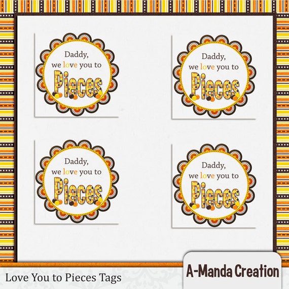 Father's Day Love You to Pieces Tags Il_570xn