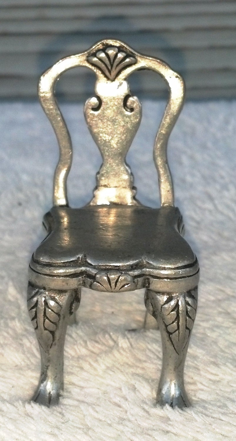 Williamsburg Kirk Stieff Pewter Chair