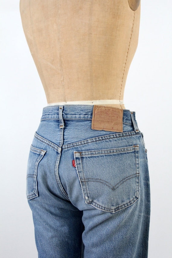 Vintage Levis Jeans / 80s Levis 501 Denim / Waist 31