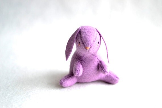 purple bunny plush