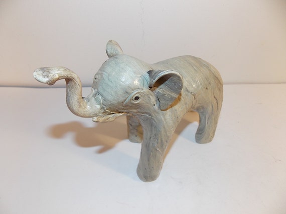 oyster shell elephant figurine