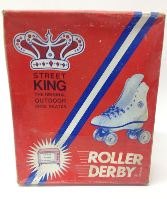 Vintage Street King Roller Derby Skates in original box