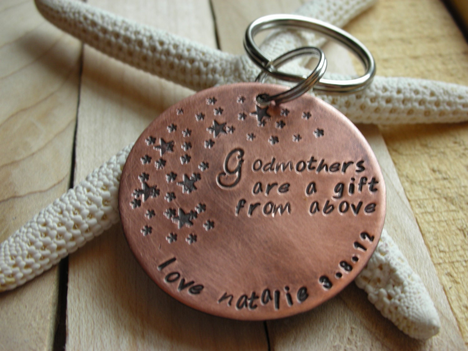Godparent Keychain Gift for GodparentsGift for