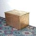 Medieval Chest, Brass, Dollhouse Miniature 1/12 scale