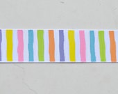 Bright rainbow wonky stripes on 7/8" grosgrain ribbon- spring/easter Il_170x135