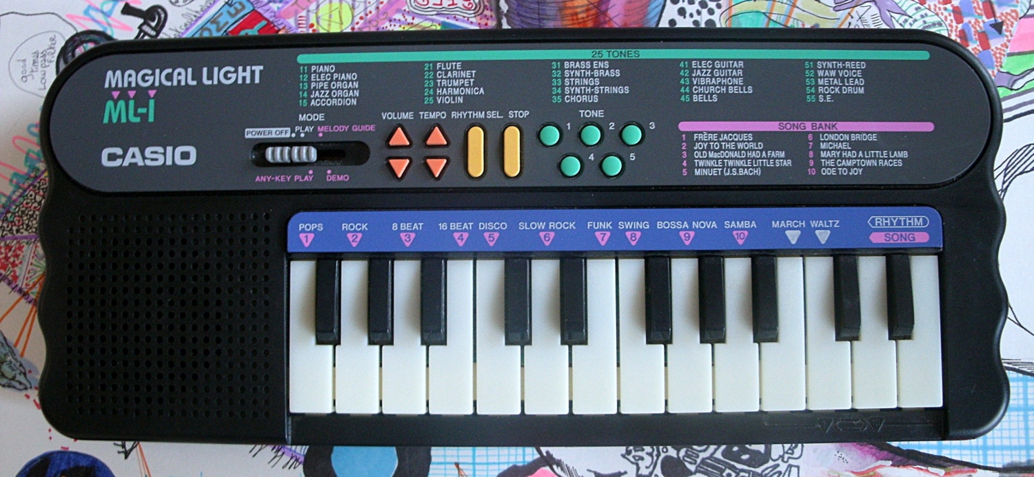 casio keyboard retro