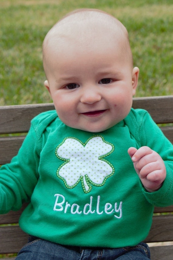 st patricks day baby clothing